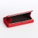 Women's wallet on magnet, red color