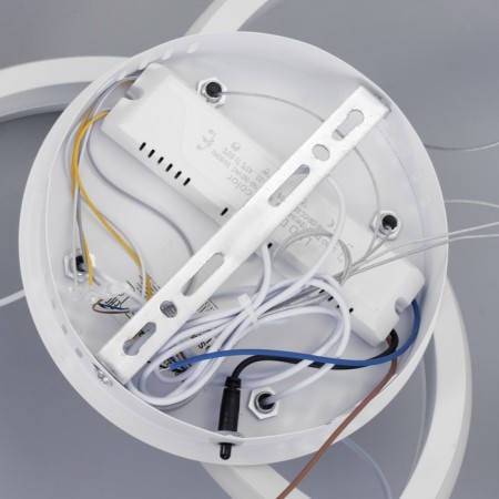 Lamp with PDU "Rowley" LED 190W 3000-6000K White 56x56x13-110 cm-10