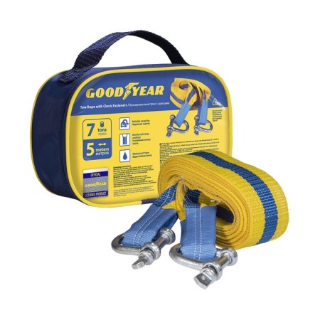 Towing cable with mugs, goodyear, 7 tons, 5 meters