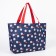 Bag beach on lightning, blue color