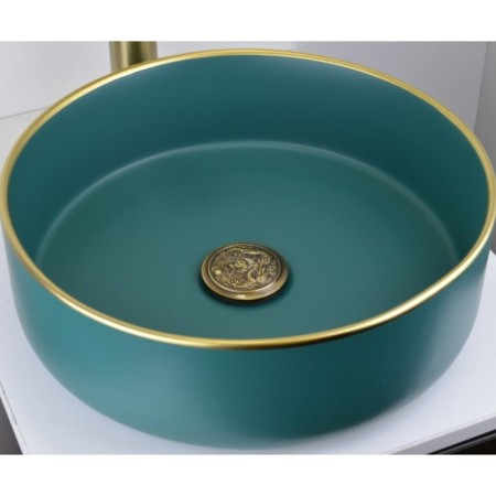 Bottom valve Bronze de Luxe "Dragon" 21984/1, for the shell, brass, bronze-2