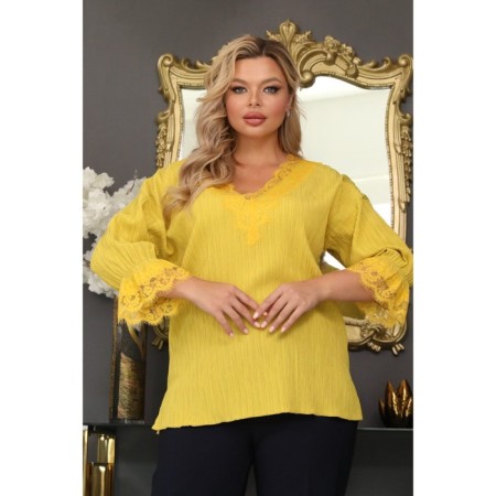 Female jumper, size 50, yellow color-12