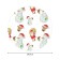 Tables on the table "Friendly Christmas", Round, Saten, D = 150 cm