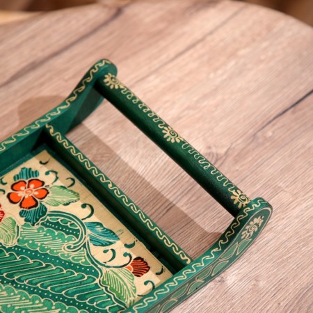 Born tray, batik 38x19x5 cm-2