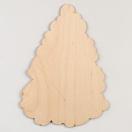 New Year's blanks for creativity. Burning board "New Year! Christmas tree "-3
