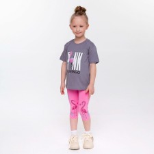 Leggings for girls, pink color, height 92 cm