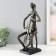 Souvenir Polystone "cellist" for metal 18.8x14x35.8 cm