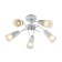Lamp on the ESCADA rod, 1109/5p White. 5x40W, E14, 560x560x240 mm, white/chrome color