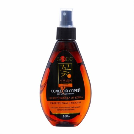 Salt spray for hair styling Sendo, 160 ml