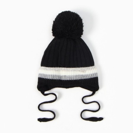 Children's hat, black color, size 50-52