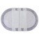 Arya Home Jacob bathroom mat, size 60x100 cm, dry rose color