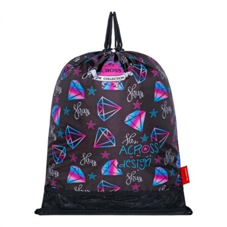 Frame backpack 39 x 29 x 17 cm, Across 640, filling: bag, purple ACR22-640-6-7