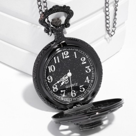 Pocket clock "Classics", quartz, chain L-37 cm, D-4.5 cm, with compass