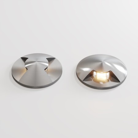 Building lamp Outdoor O044DL-L1S3K, 1W, 4,2x4.2x7.8 cm, LED, 13LM, 3000K, Silver Color-4