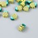 Beads for the creativity of PVC "Pineapp" set 20 pcs 0.5x1x1 cm