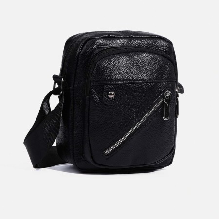 Male bag, black color