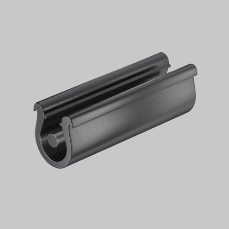 Components for textile suspension system Technical Tra130bf-B, 4x1.4x1.2 cm, black color-1