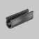 Components for textile suspension system Technical Tra130bf-B, 4x1.4x1.2 cm, black color