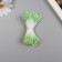 Stamens for artificial flowers gloss "risinki" Green set 360 pcs length 6 cm