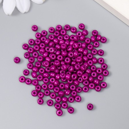 Glass beads 6/0 "royal purple" 15 grams-1