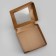 Container for removal, with a window, craft, 20 x 20 x 4 cm