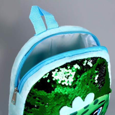 Baby backpack with sequins "Fitty dinosaurus", p. 23 × 28 cm-6