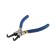 The puller of the inner locking rings of the tundra, curved lips on the clamp, 150 mm