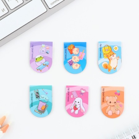 Magnetic bookmarks 6 pieces on the ’’ chibi ’’ ’’ ’’ ’-3