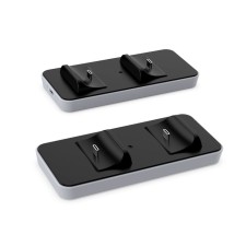 Charger for 2-X Gampads PS5 Dobe TP5-0591, Changing Dock, black and white