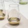 A set of high glass glasses "Electric Gold", 350 ml, 4 pcs