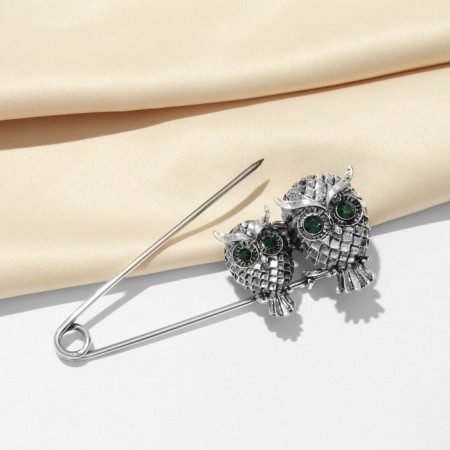 Drill punch of pair, 6 cm, green color in black silver-2