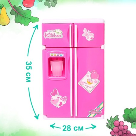 Household appliances "Two -door refrigerator", 20 accessories, light, sound-1