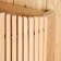 Figure lampshade from alder, wall -mounted