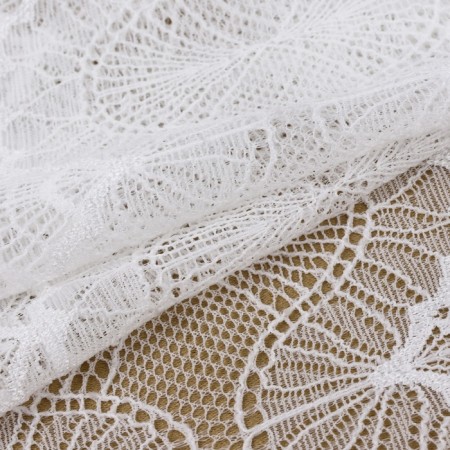 Lace elastic fabric, 180 mm × 23 ± 1 m, white color-1