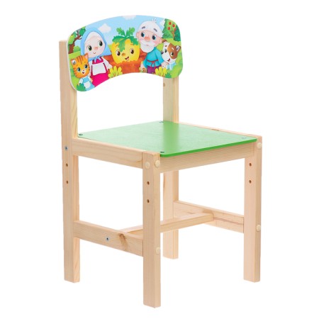 Wooden stool "Turnip", adjustable, (1-3)