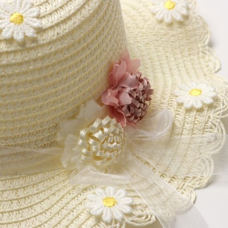 Hat for the girl "Flower" Minaku, rr 52, cent-3