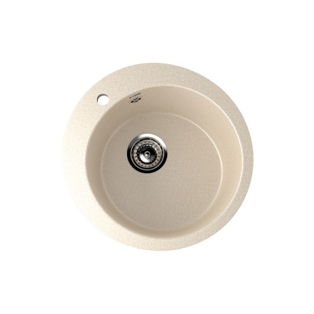 Kitchen Washing Ulgran U405-328, D = 495 mm, beige color