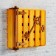 Wooden Key "Golden Key", 23 x 20 x 6 cm, 4 hooks