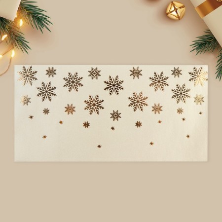 A set of gift envelopes "Happy New Year", 10 pieces, embossing, 22 x 11 cm, New Year-16