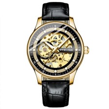 Men's male watch, d-4.3 cm, 3 atm, luminous, gold