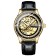 Men's male watch, d-4.3 cm, 3 atm, luminous, gold