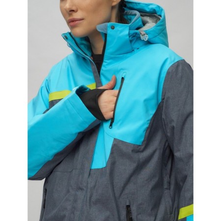 Ski suit female, size 52, blue color-29