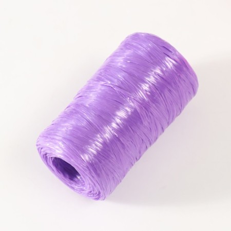 Manual knitting yarn 100% polypropylene 200m/50g (set 3 pcs, white, purple, orange-red)-2