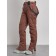 Semi -combinezone ski insulated female winter, size 48, brown color