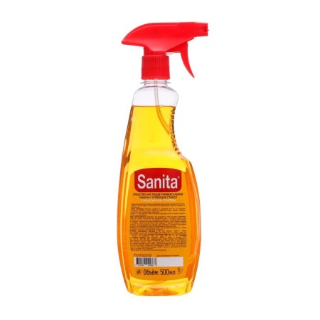 Sanita glass and mirrors wash, red orange, 500 ml-1