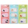 Block with a sticky edge of 55 x 55 mm, figured, Devente Shiba, Panda, Bear, 3 colors x 20 sheets, mix