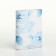 Women's wallet on the button, blue color