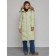 Coat insulated winter female, size 48, color light green