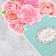 Postcard molding "Bouquet of roses", 13 x 17 cm