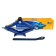 Rombic jack Kraft KT 800071, with rattle, lifting height 105-380 mm, 1.5 tons